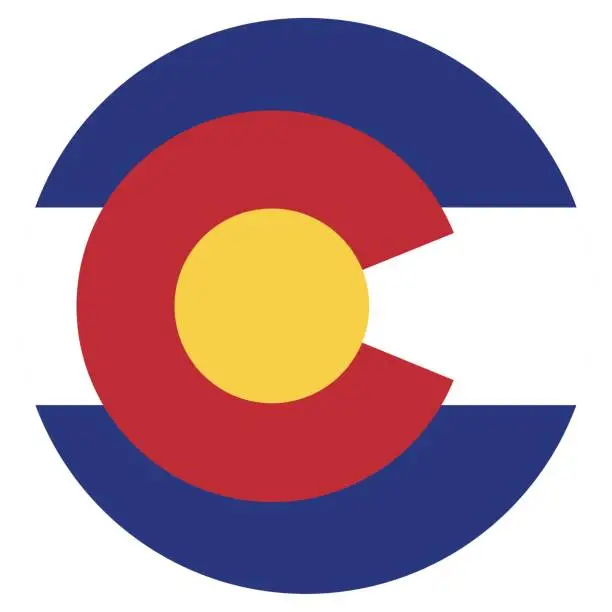 Vector illustration of Colorado flag vector