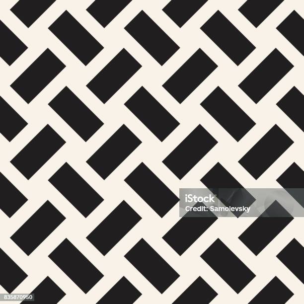 Crosshatch Vector Seamless Geometric Pattern Crossed Graphic Rectangles ...