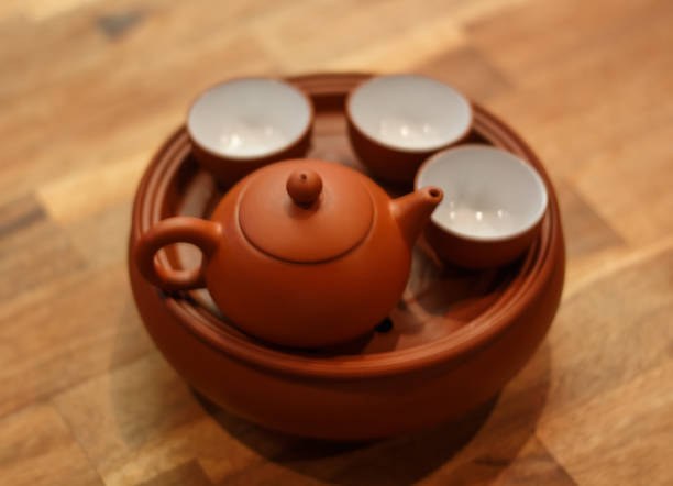 istock Ancient Chinese tea set. teapot and teacup. 835871518