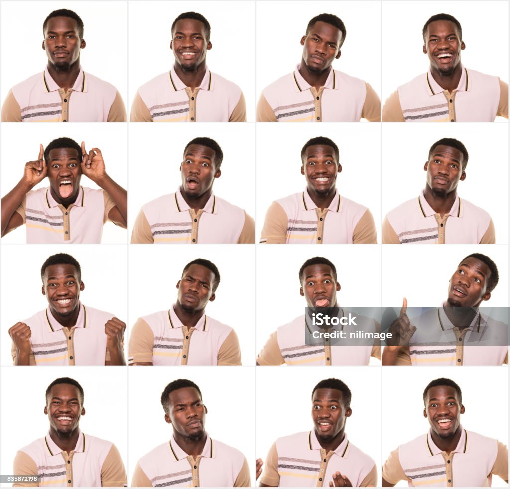 Making Facial Expressions Facial Expression Stock Photo