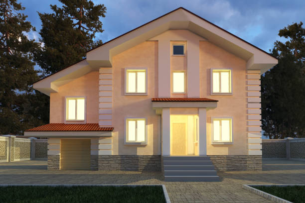 istock Building Photorealistic Render 3D Illustration 835873062