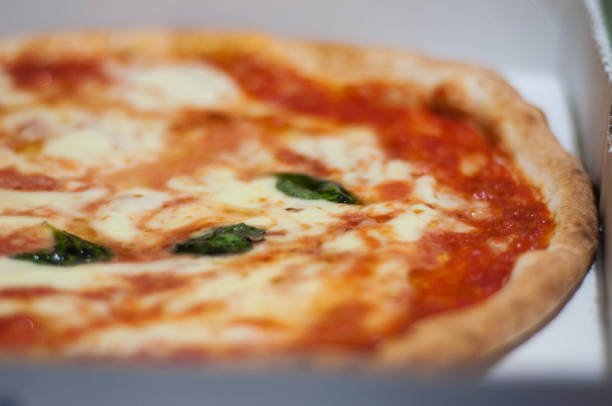 Real Neapolitan pizza fired in a wood burning oven