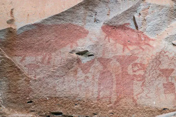 Photo of Ancient paintings On the cliff