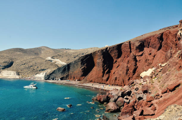 istock Red Beach in Santorini Greece 835875992