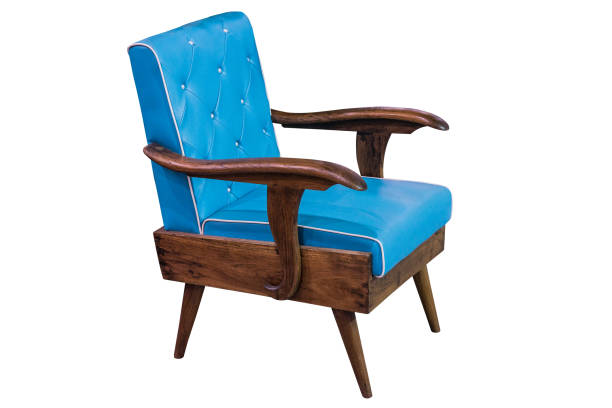 istock Wooden armchair isolated. 835879614