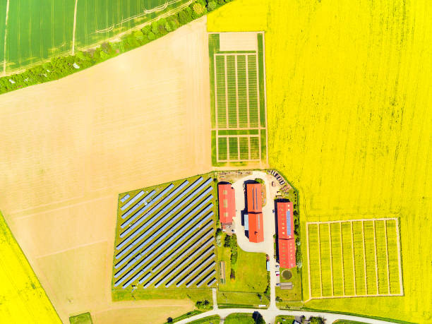 istock Aerial view to Czech countryside. 835879626