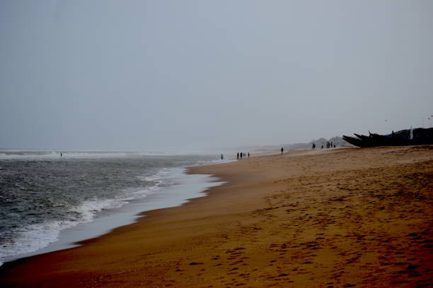 Gopalpur Sea beach Gopalpur is a small port on the Bay of Bengal in the eastern state of Odisha. Beach is a famous tourist attraction bay of bengal stock pictures, royalty-free photos & images