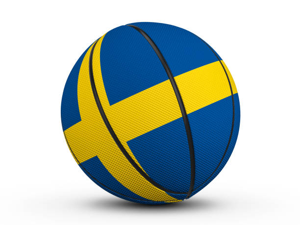 istock Basketball ball Sweden flag 835882484
