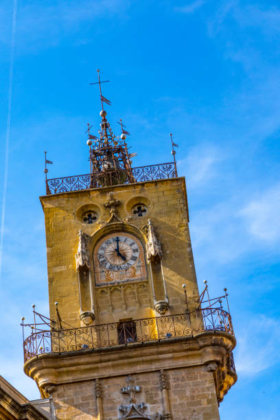 istock famous clock tower in Aix en provence 835889318
