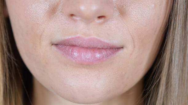 istock Close Up Of Hot Excited Lips 835905888