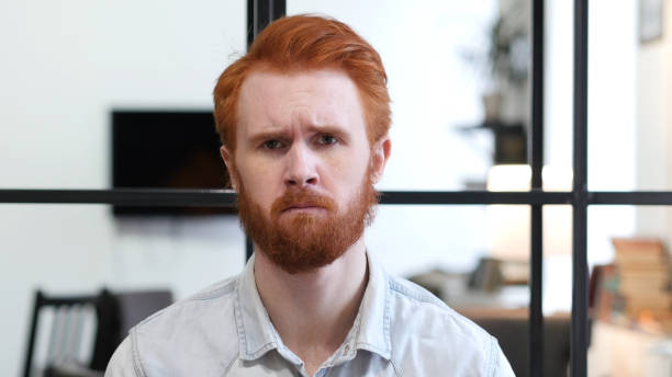 istock Portrait of Upset Sad Beard Man 835909660