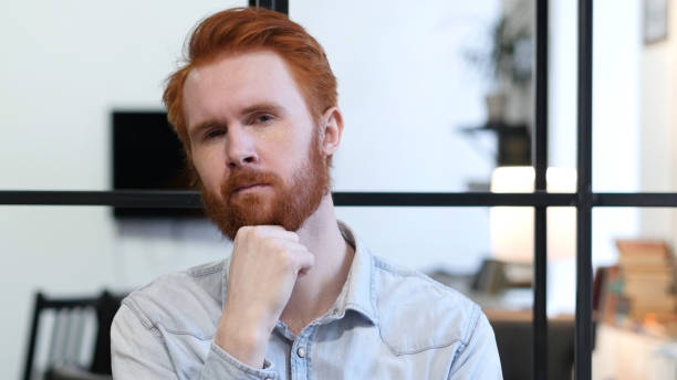 istock Portrait of Thinking Pensive Man 835909826