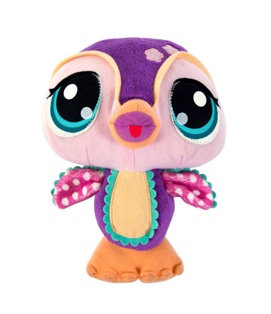 istock Bird doll isolated on white background.Colorful bird doll isolated 835910670