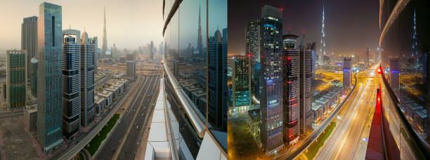 istock Sheik Zayed, UAE at night and day 835910918