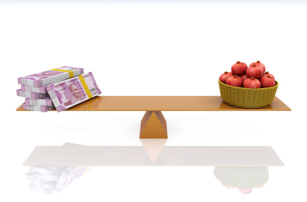 istock Indian Currency with pomegranate 835922776