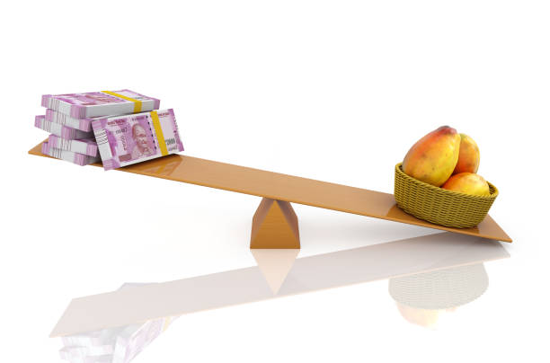 istock Indian Currency with Papaya 835922816