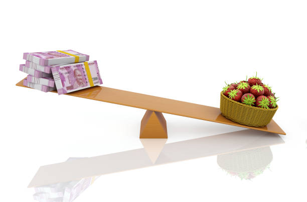 istock Indian Currency with Strawberry 835922832
