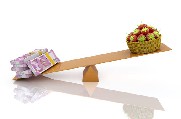 istock Indian Currency with Strawberry 835922860