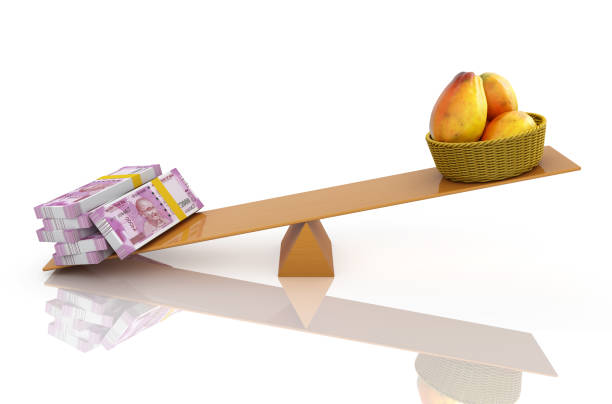 istock Indian Currency with Papaya 835922890