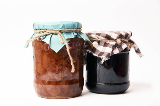 istock Canned homemade jam 835926496