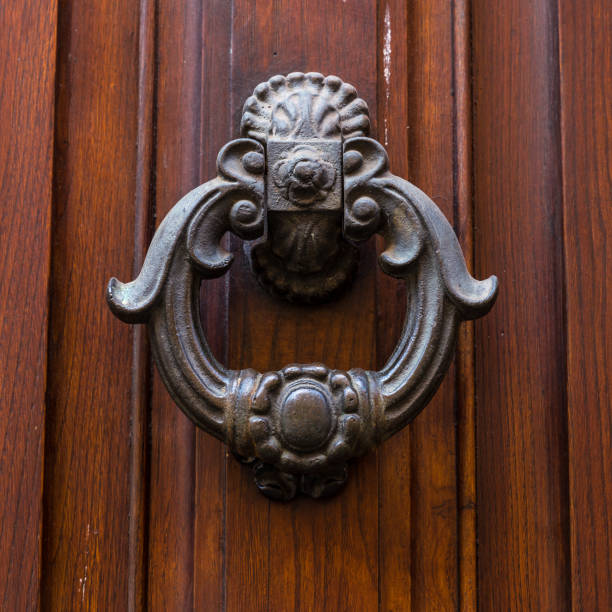istock Italy: Close up of rustic old door 835932388