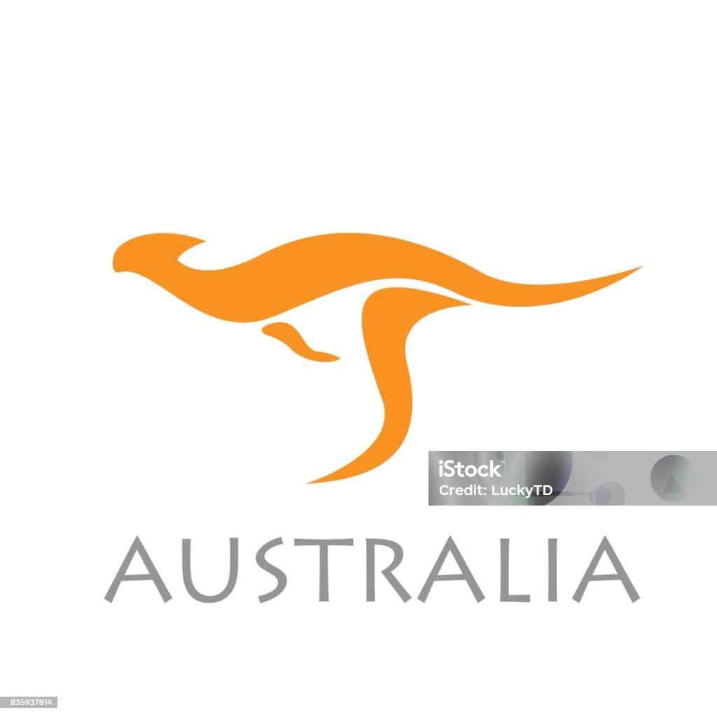 Kangaroo Sign Vector Vector Sign Kangaroo Stock Illustration - Download Image Now - Abstract ...