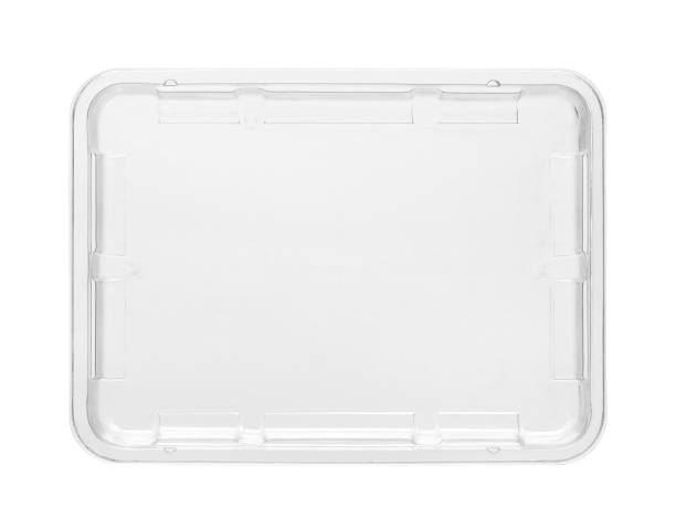 plastic food tray - plastic tray imagens e fotografias de stock