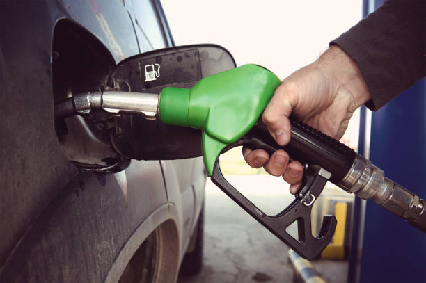 istock Fill up fuel at petrol station 835946382