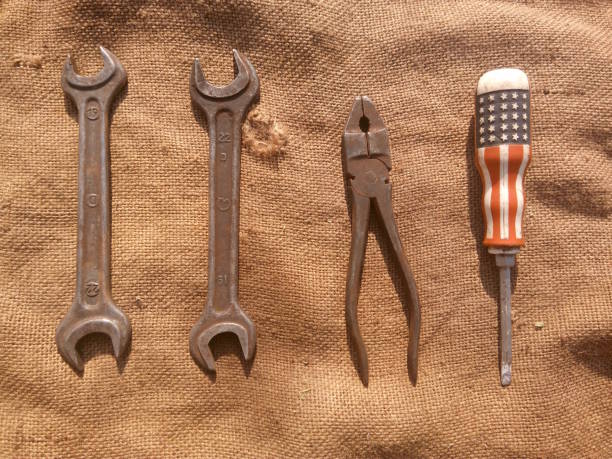 istock Old tool for repairing machinery 835958354