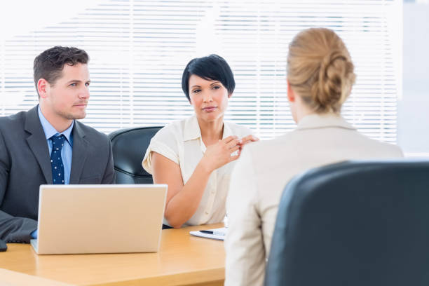 istock Recruiters checking the candidate during job interview 835988202