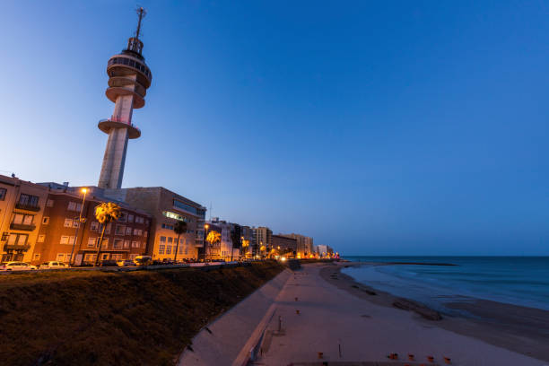 istock Panorama of Cadiz at night 835994780