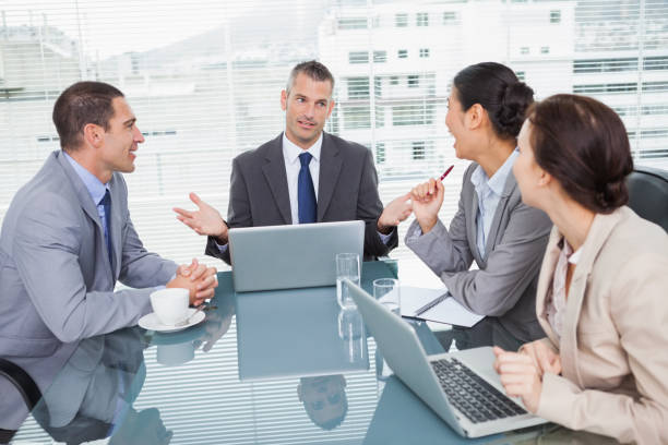 istock Business people working together with their laptop 835998596