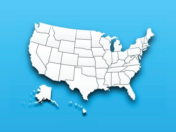 istock Map of United state of america 835999056