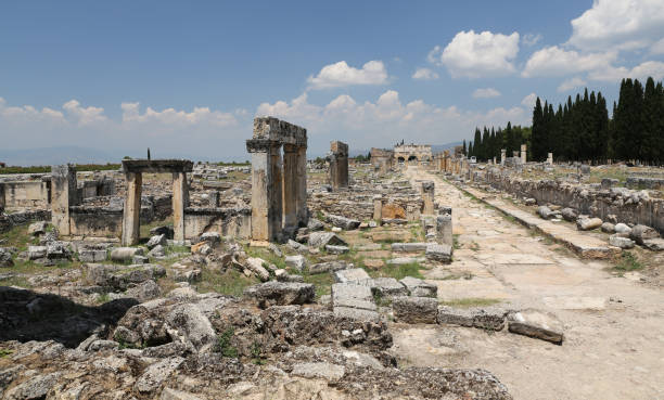 istock Frontinus Gate and Street in Hierapolis Ancient City, Turkey 835999280
