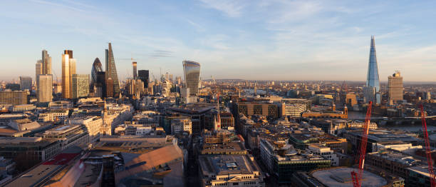 istock Elevated view of London, England 836013302