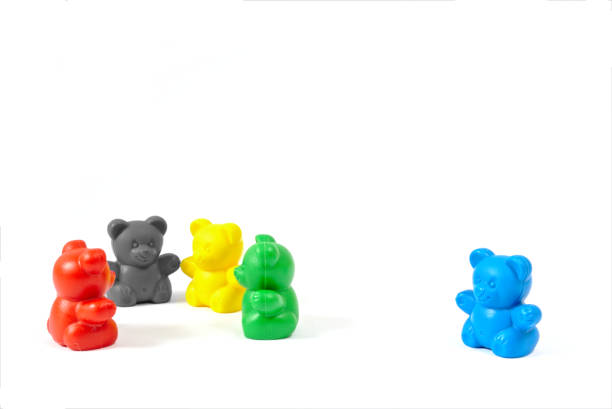 Plastic toy figures in the colors of the major political parties in Germany (AfD clearly isolated off to the side) on white background Plastic toy figures in the colors of the major political parties in Germany (AfD clearly isolated off to the side) on white background alternative for germany photos stock pictures, royalty-free photos & images