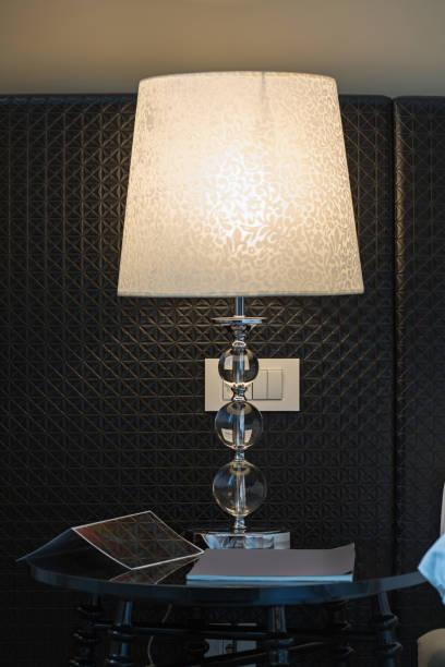 istock Hotel room interior bad lamp 836022878