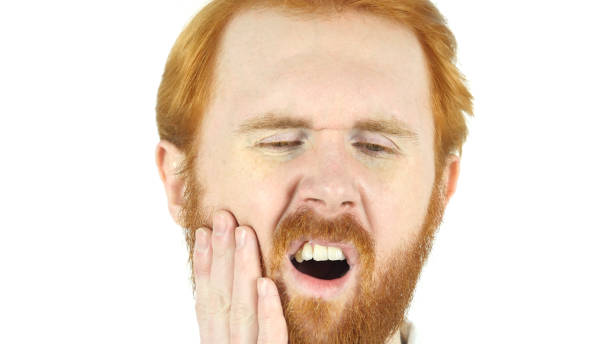 istock Toothache, Red Hair Beard Man with Pain in Teeth 836027258