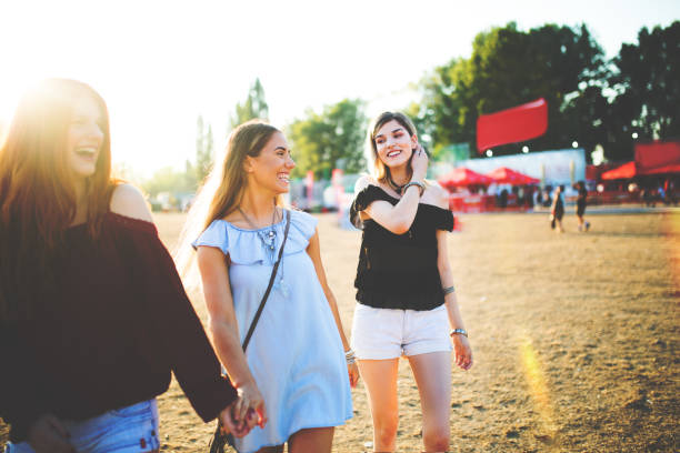 istock Best friends on summer festival 836027682