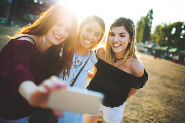 istock Best friends on summer festival 836033998
