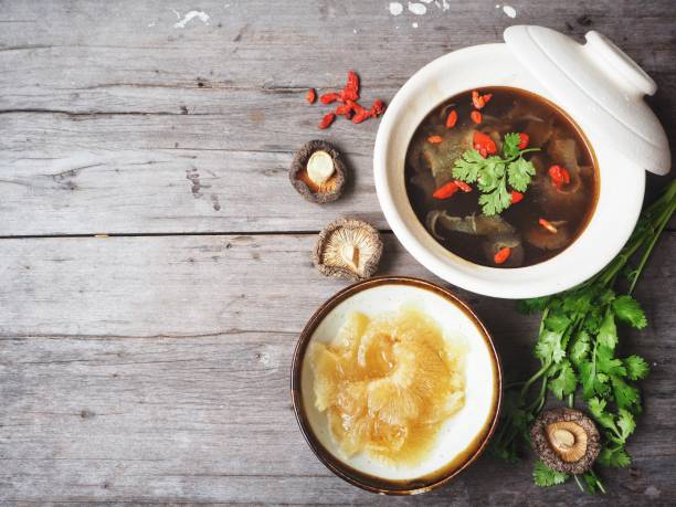 istock Chinese soup with shark fin 836052028