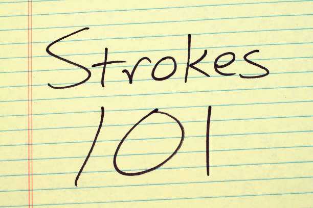 istock Strokes 101 On A Yellow Legal Pad 836052340