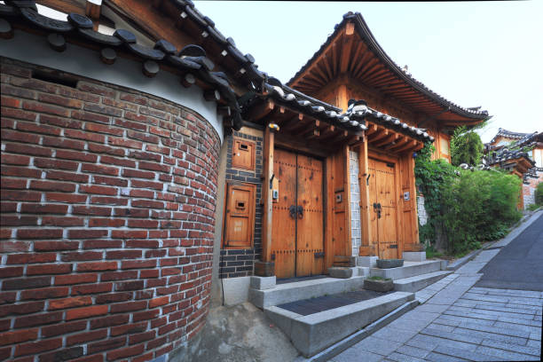 istock Traditional Korean style architecture at Bukchon Hanok Village 836055914