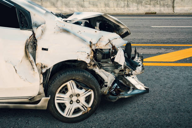 istock car crash accident on the road 836058536