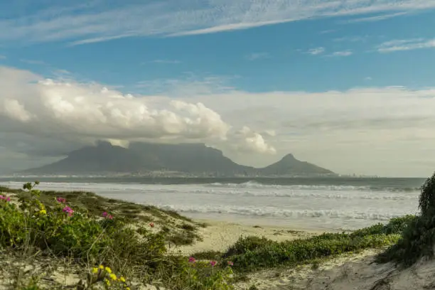 Cape Town, South Africa (view from Bloubergstrand with Table Mountain)