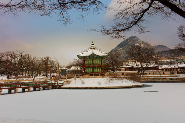 istock Winter at  Gyeongbokgung Palace 836076894