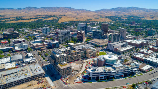 istock Boise Skyline with new construction in summer 836079836