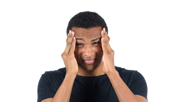 istock Under Pressure Afro-American Man with Headache 836090938
