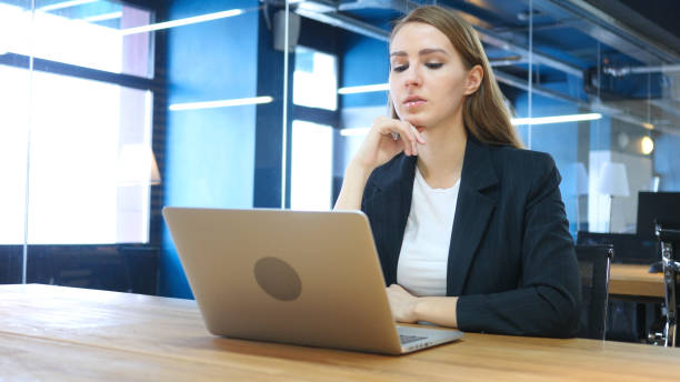 istock Pensive Woman Thinking, Brainstorming 836094422