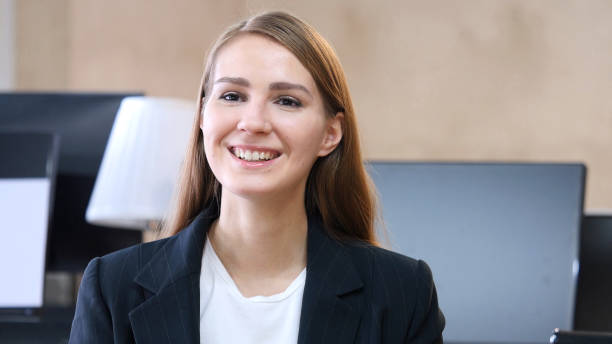 istock Smiling Woman in Office, Beautiful 836094504
